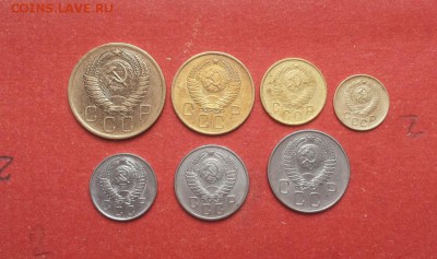 годовой комплект 1957г - 1,2,3,5,10,15,20 коп до 28.10 блиц - 1957 годовой 1 2