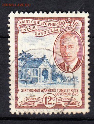 Колонии Сант Кристофер 1952 1м 12ц - 88