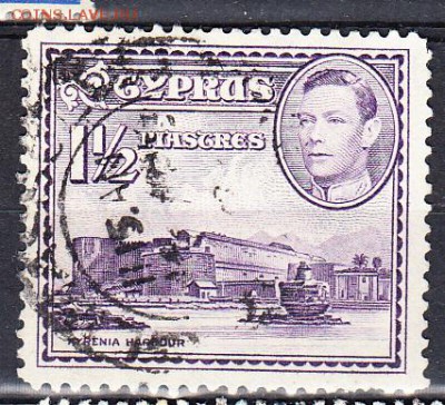 колонии Кипр 1938 1м 1,5п - 301