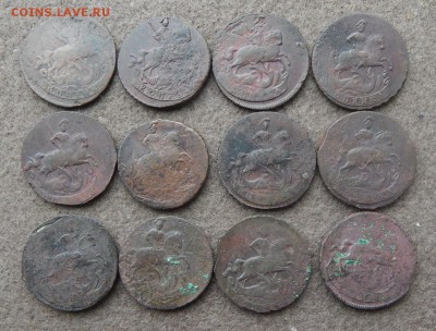 12 копеек Елизаветы Петровны, цена фикс ! - 12l-2