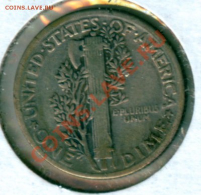 L66 Mercury Dime 10¢ США 1926 VG_F до 26.12 в 22°° - L66 Dime USA 1926 VG_F_2