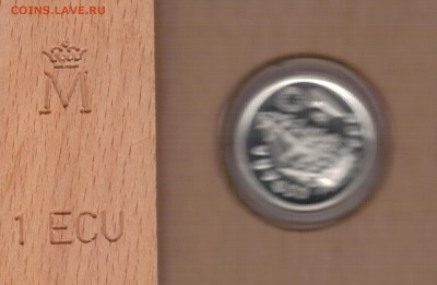 Ag ИСПАНИЯ ЭКЮ 1996 КОРАБЛЬ ДО 27.10 В 22.00МСК (Г786) - 5-ис92а