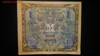Deutschland Eine Mark 1944г. Бона или что это? Оцените? - P_20161023_182531