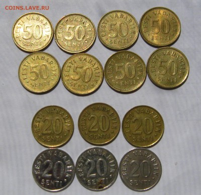 ЭСТОНИЯ 40 монет 10,20,50 сенти, 1,5 крон 1992-2006. 28.10. - 008.JPG