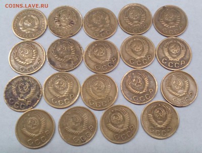 1,2,3,5,10,15,20 копеек 1926-1957гг - 1-2