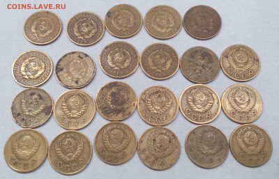 1,2,3,5,10,15,20 копеек 1926-1957гг - 22-2