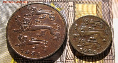 ЭСТОНИЯ 1 сент 1929, 5 сенти 1931.  28.10.2016. - 027.JPG