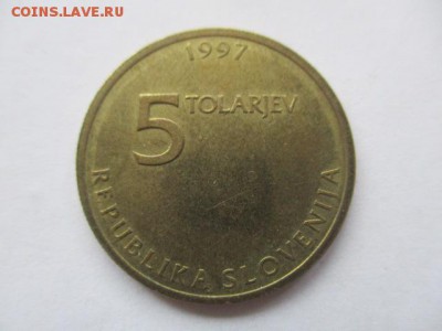 5 толаров Словения 1997 Жига Зойс - IMG_8409.JPG