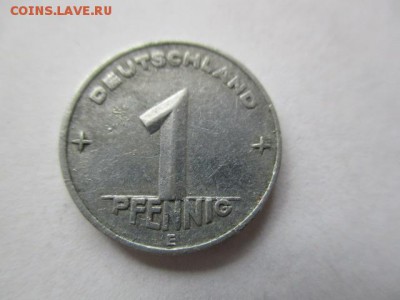 Германия, ГДР, 1 пфеннинг 1949 Е - IMG_5303.JPG
