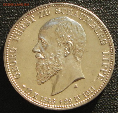 SCHAUMBURG-LIPPE 3 Mark 1911 - аверс3
