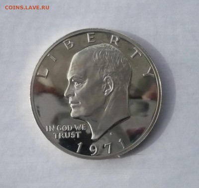 1 доллар США 1971 г. Серебро.30.10.22:15 - P1350698.JPG