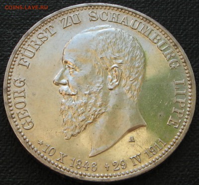 SCHAUMBURG-LIPPE 3 Mark 1911 - аверс4