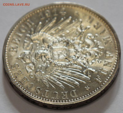 5 марок 1914 Саксония Фридрих Август III 30.10 в коллекцию! - IMG_1840.JPG