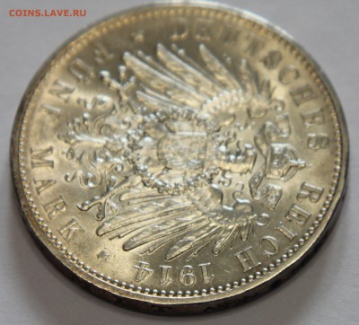 5 марок 1914 Саксония Фридрих Август III 30.10 в коллекцию! - IMG_1838.JPG