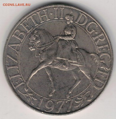Великобритания крона 1977 Сер.юбилей 31.10.16 в 22.00 (В865) - 4-вел77а
