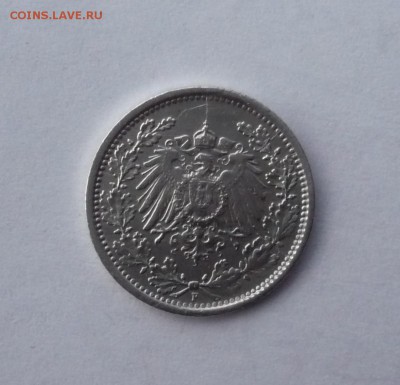 ½ рейхсмарка (F) 1918г, Германская империя, серебро.30.10.22 - P1350817.JPG