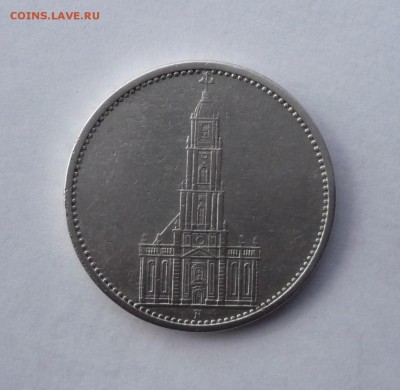 5 рейхсмарок (A)1935г Германия. Кирха. Серебро.30.10.22:15 - P1350827.JPG