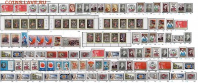 СССР 1974-1975. ФИКС - 1.1975. Блоки, серии, марки