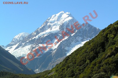 Монеты с ГОРАМИ (любых стран) - Aoraki-Mount_Cook_from_Hooker_Valley