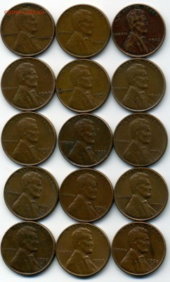 Re: Погодовка одноцентовиков 1940 -58гг 15 разных. - фф105