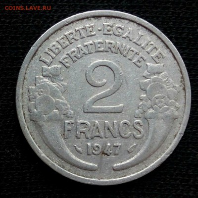 2 франка Франции 1947,до 27.10. - ubkbrGlKmU8