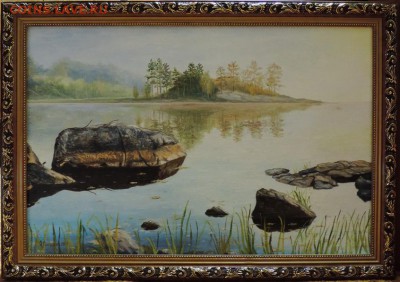 КАРТИНА "Карелия. Дикие острова" холст,масло - DSCN4036