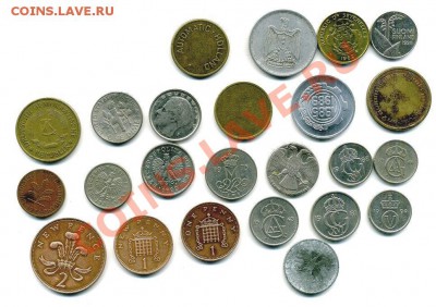 Иностранные монеты по 8 рублей за штуку. - МОНЕТЫ ПО 8 рублей (Реверс)