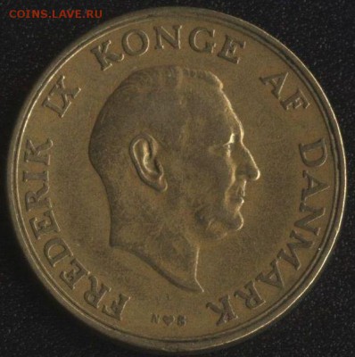 Дания 1 крона 1953 до 22:00мск 01.11.16 - Дания 1 крона 1953 -2