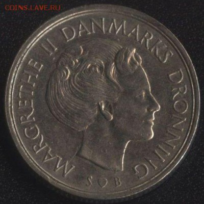 Дания 1 крона 1976 до 22:00мск 01.11.16 - Дания 1 крона 1976 -2