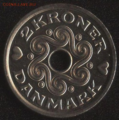 Дания 2 кроны 1997 до 22:00мск 01.11.16 - Дания 2 кроны 1997 -1
