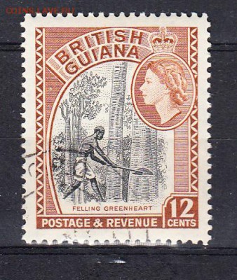 Колонии Британская Гвиана 1954 1м 12с - 361