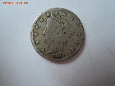5 центов США 1911 ДО 29.10.16  22-00 - DSCN4079.JPG