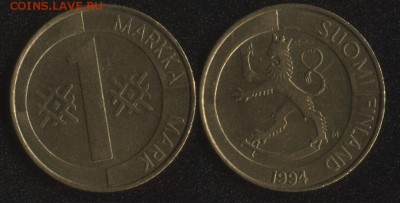 Финляндия 1 марка 1994 до 22:00мск 02.11.16 - Финляндия 1 марка 1994