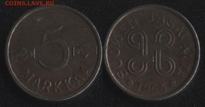 Финляндия 5 марка 1953 до 22:00мск 02.11.16 - Финляндия 5 марка 1953