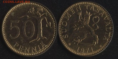 Финляндия 50 пенни 1971 до 22:00мск 02.11.16 - Финляндия 50 пенни 1971