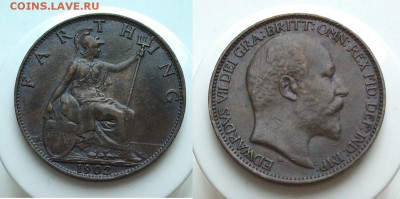 Великобритания фартинг 1902 ПРИЯТНЫЙ до 30.10.2016 22-00 МСК - 3