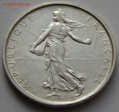 Франция 5 франков 1963 Сеятельница, до 04.11.16 в 22:00 МСК - 3868