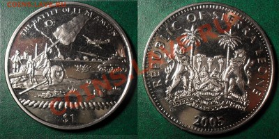 WWII-Сиерра Леон $1 2005г Битва при Аламейне до 27.12 22:00 - SDC11285.JPG