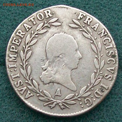 20 Крейцеров 1815 г.(Австрия) Оконч. 30.10.2016 г. в 22 час. - ф8