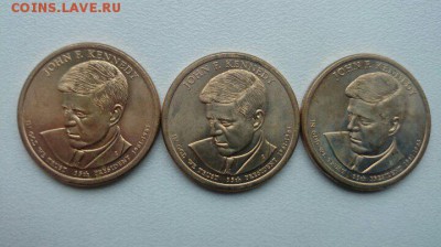 3 монеты США 35 Президент до 30.10.16 22.00 - kennedy