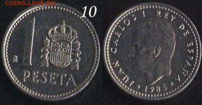 Испания 1 песета 1985 до 22:00мск 02.11.16 - Испания 1 песета 1985