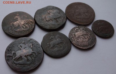 7 монет 1757-1760гг., до 31 октября 22-00 Мск - ел2