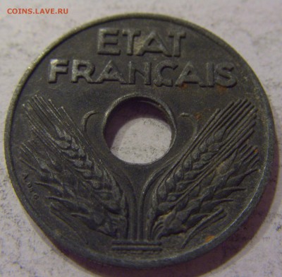 20 сантим 1942 Франция 04.11.2016 22:00 МСК - CIMG0318.JPG
