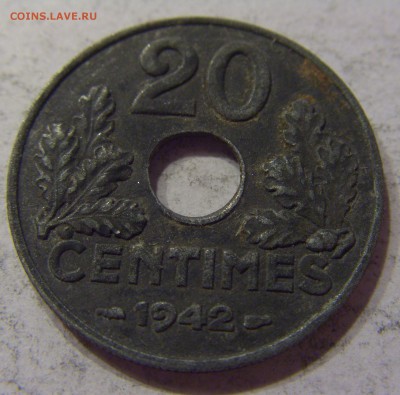 20 сантим 1942 Франция 04.11.2016 22:00 МСК - CIMG0316.JPG