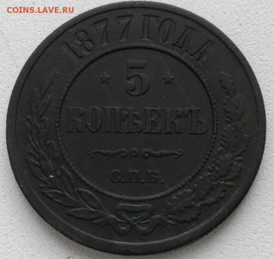 5 копеек 1877,до 22:00 МСК 12.11 - 5 копеек