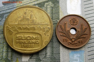 ФИНЛЯНДИЯ 10 пенни 1941+5 марок 1988. ЛЕДОКОЛ.	 03.11.2016. - 015.JPG