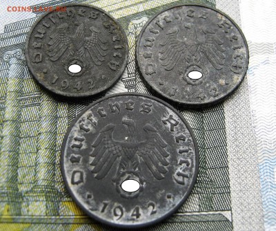 ГЕРМАНИЯ 1, 5, 10 пфеннигов 1942 А. Цинк.  03.11.2016. - 030 — копия (2).JPG