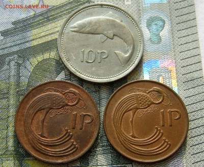 ИРЛАНДИЯ 2 по 1 пенни 1980-95 + 10 пенсов 1994.03.11.2016. - 060.JPG