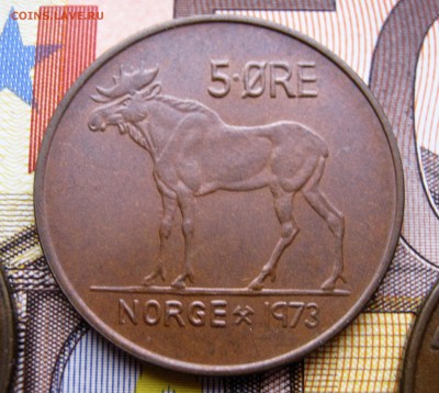НОРВЕГИЯ 5 эре 1899, 1930, 1939, 1973 (ЛОСЬ, КОРОЛЬ). 03.11. - 040.JPG