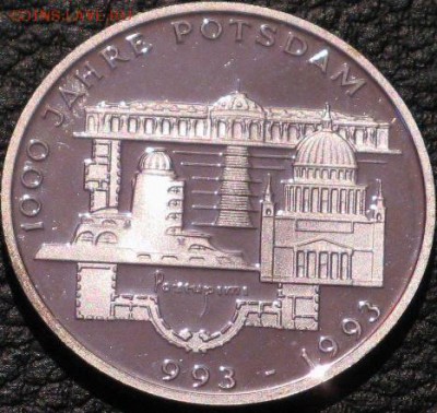 Германия 10 марок 1993 1000 лет Подсдаму пруф - IMG_0740.JPG